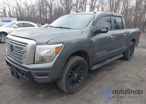 2020 Nissan Titan Sv 4X4 z USA, uszkodzony, nr VIN 1N6AA1EC0LN509763
